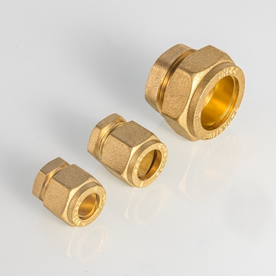 EN1254 نهاية توقف ضغط النحاس المطروق لتركيب الأنابيب وإمدادات المياه ذات الضغط المنخفض