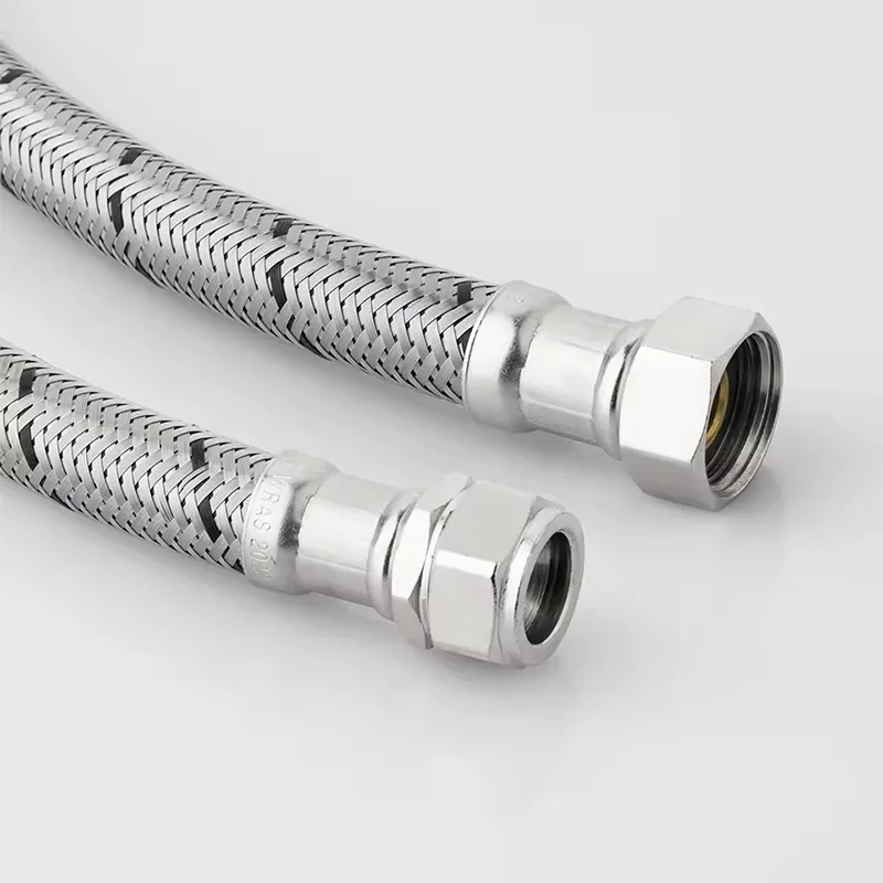 Stainless Steel Braided EPDM Hose Copper Fitting