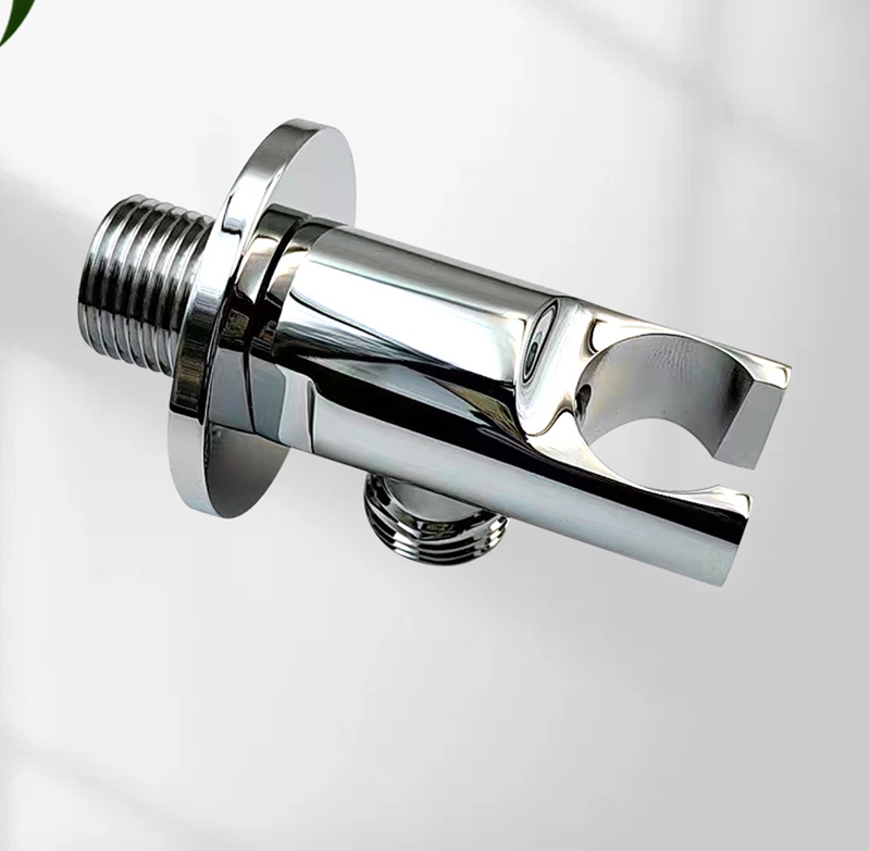 حامل دش محمول من النحاس الصلب، دعامة دش مخفية مثبتة على الحائط، ملحقات دش الحمام